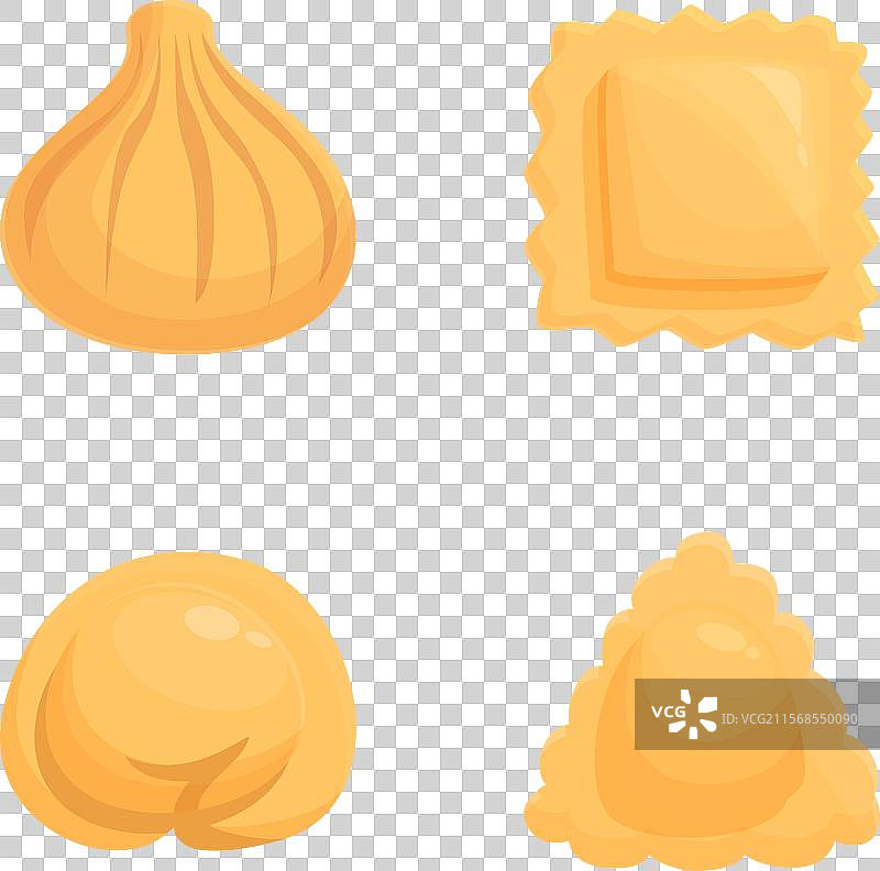 各种意大利面形状组合图片素材