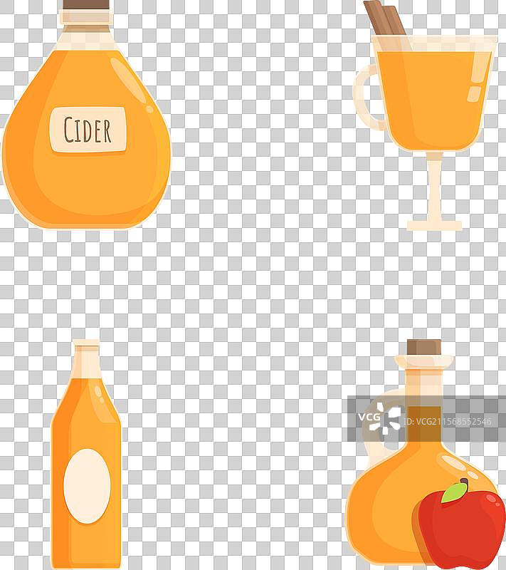 四个色彩缤纷的组合图片素材