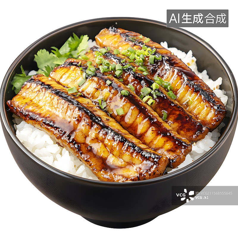 【AI数字艺术】AIGC：美味鳗鱼饭图片素材