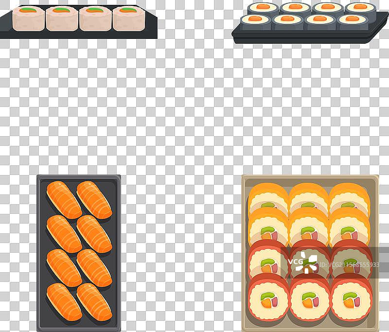 各式寿司拼盘图片素材