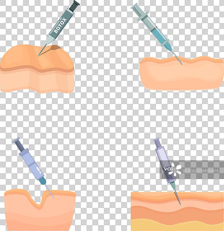 四个展示的集合图片素材