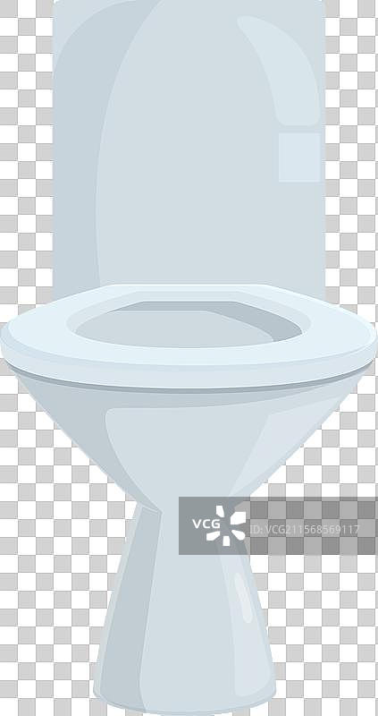 白色陶瓷马桶带水箱图片素材