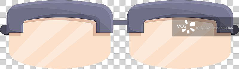 现代塑料框眼镜图片素材