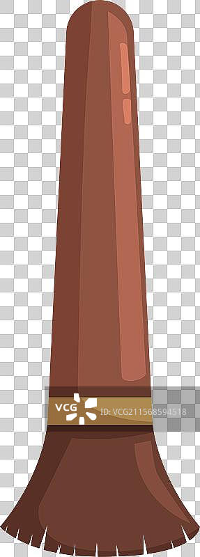 大号化妆刷，长木柄设计图片素材