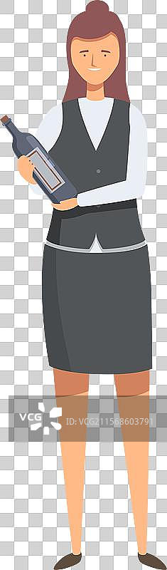 侍酒师推荐搭配的葡萄酒图片素材