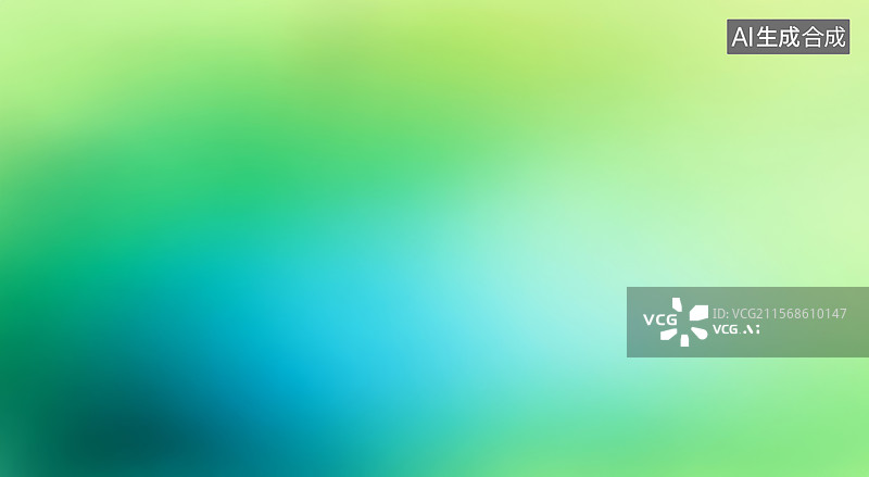 【AI数字艺术】绿色和蓝色渐变背景图片素材