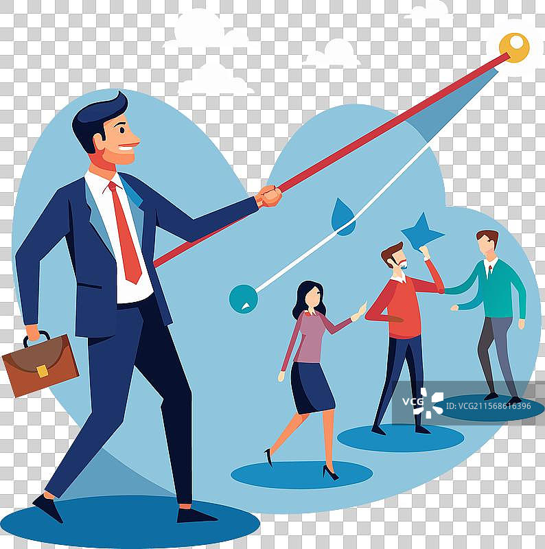 外包雇佣外部工作人员执行任务图片素材