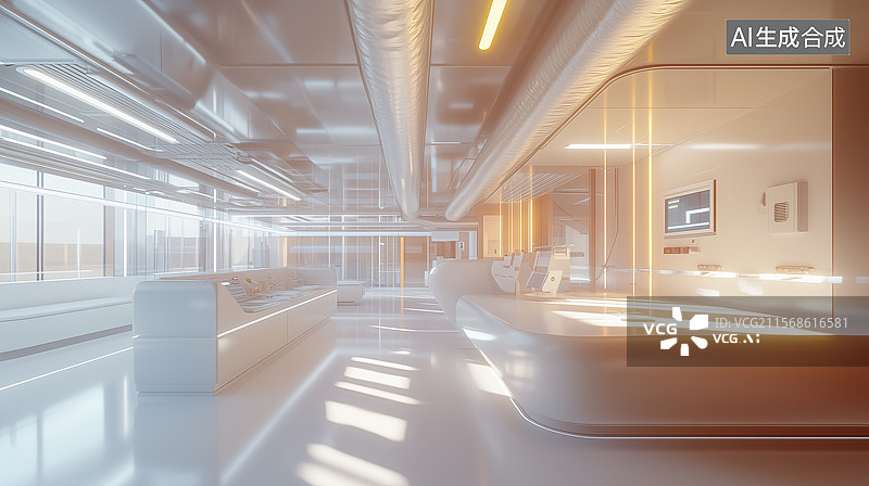 【AI数字艺术】高端药研实验室图片素材