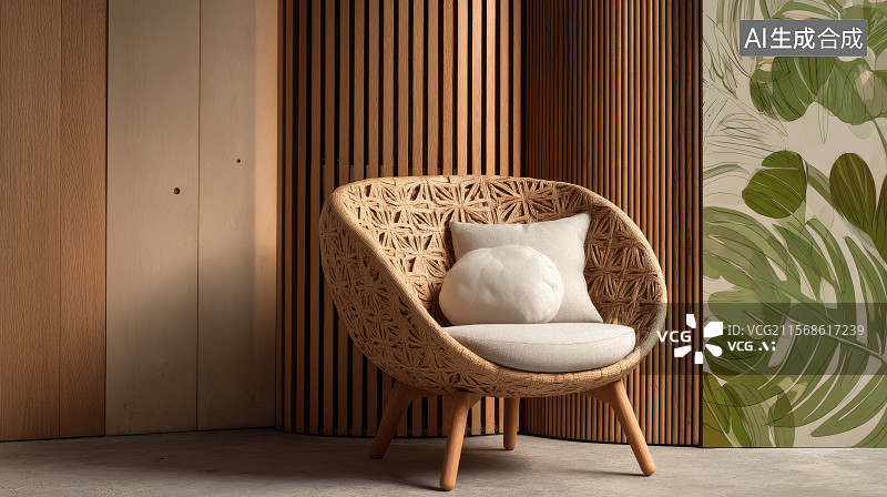 【AI数字艺术】现代豪华室内空间，客厅，卧室，办公室，工作场所图片素材