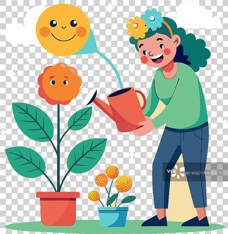 幸福感、快乐或积极态度图片素材