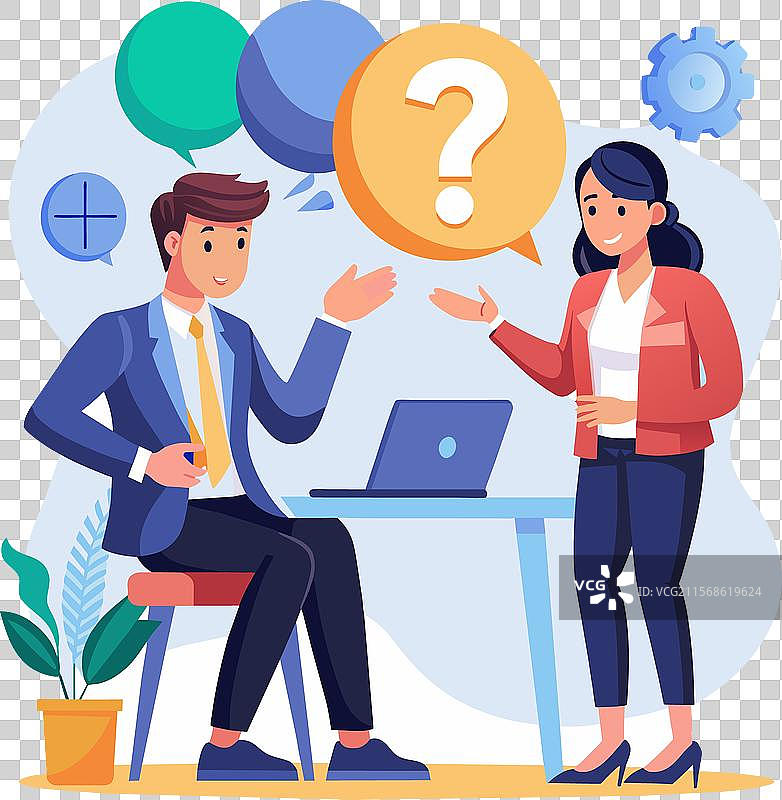 常见问题解答（FAQ）问答环节图片素材