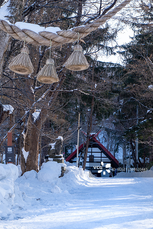 定山溪神社图片素材
