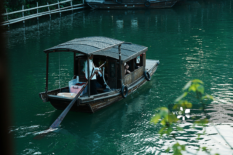 浙江，乌镇，江南水乡，西栅景区图片素材