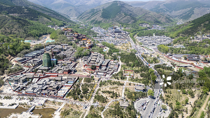 山西省忻州市五台山风景区图片素材