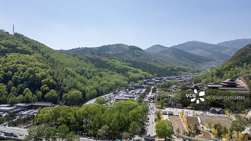 山西省忻州市五台山风景区图片素材