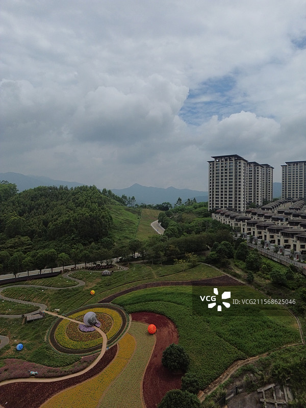 航拍漳州长泰十里蓝山图片素材