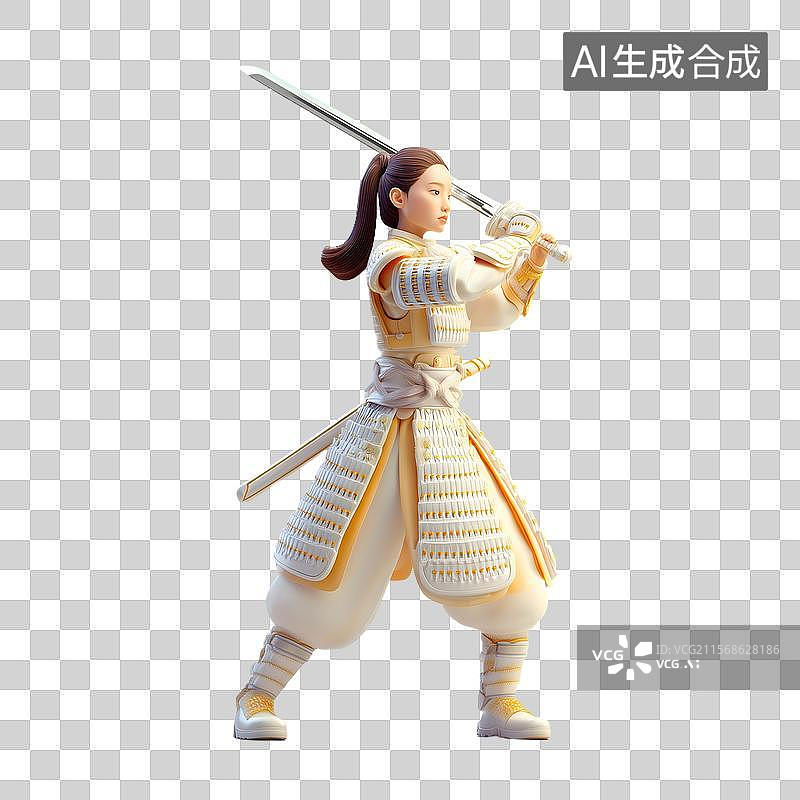 【AI数字艺术】3D卡通角色元素图片素材