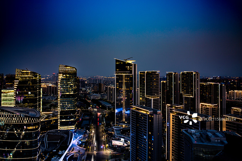 杭州钱江新城金融中心图片素材