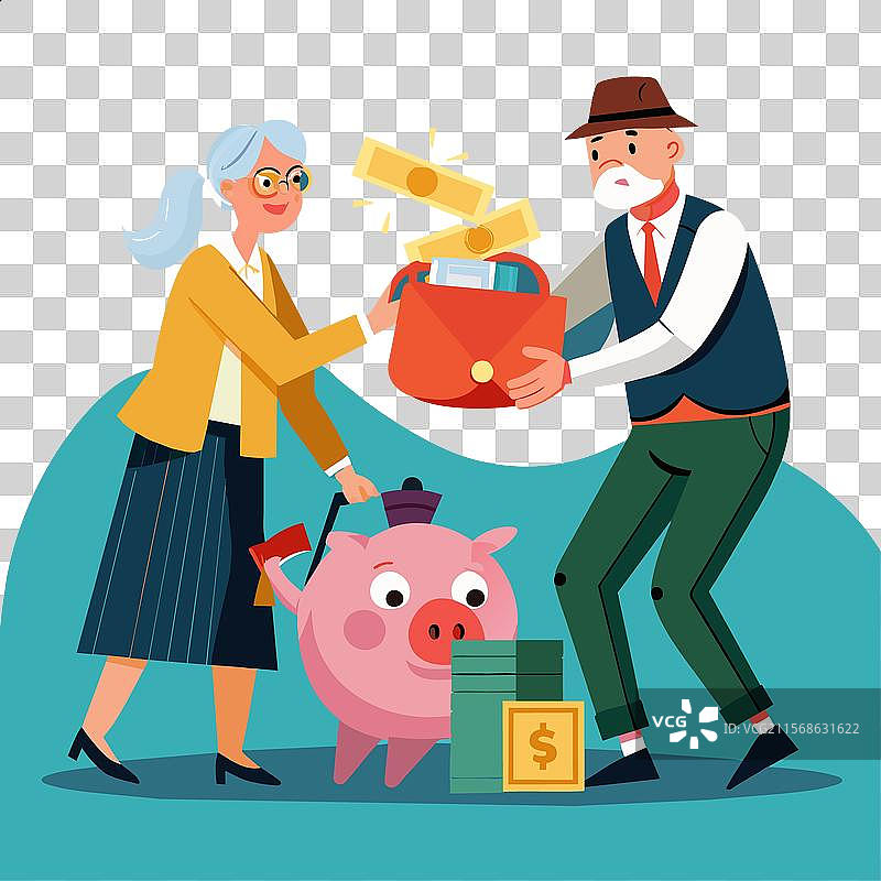 保护退休养老金免受诈骗和庞氏骗局的侵害图片素材