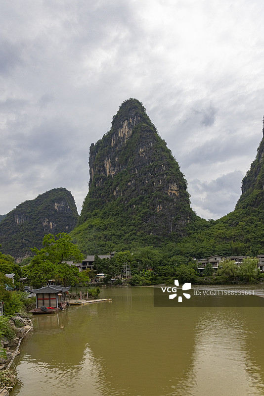 广西桂林市阳朔县遇龙河景区摄影图片图片素材