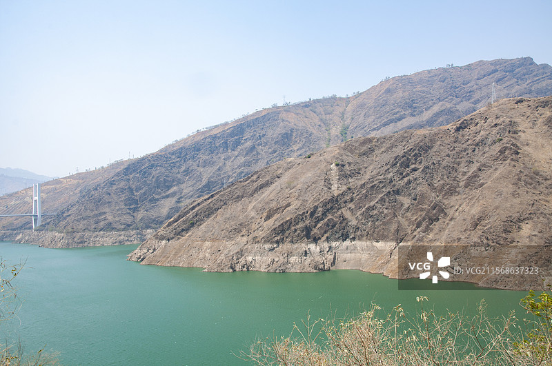 巧家县金沙江水图片素材