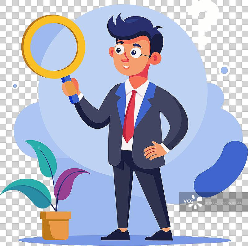 观察或检查的好奇心以发现新事物图片素材