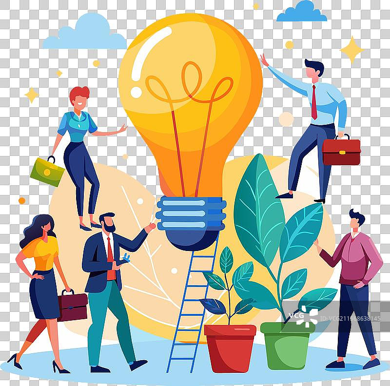 企业文化或员工价值组织图片素材