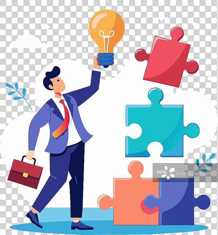 用创造力解决商业问题图片素材