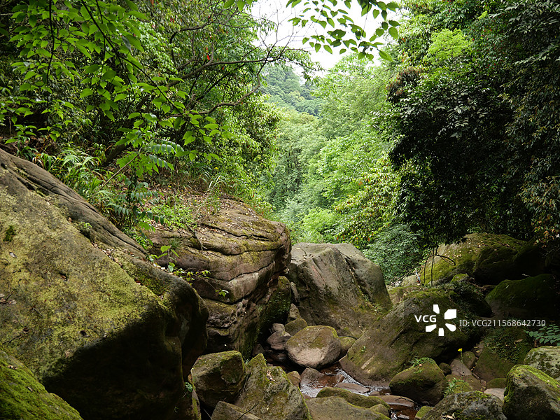 成都邛崃市天台山风景区山水图片素材
