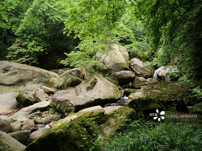 成都邛崃市天台山风景区山水图片素材