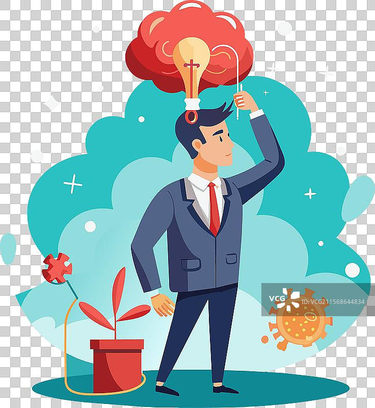 清理思绪，清晰大脑以重获新生图片素材