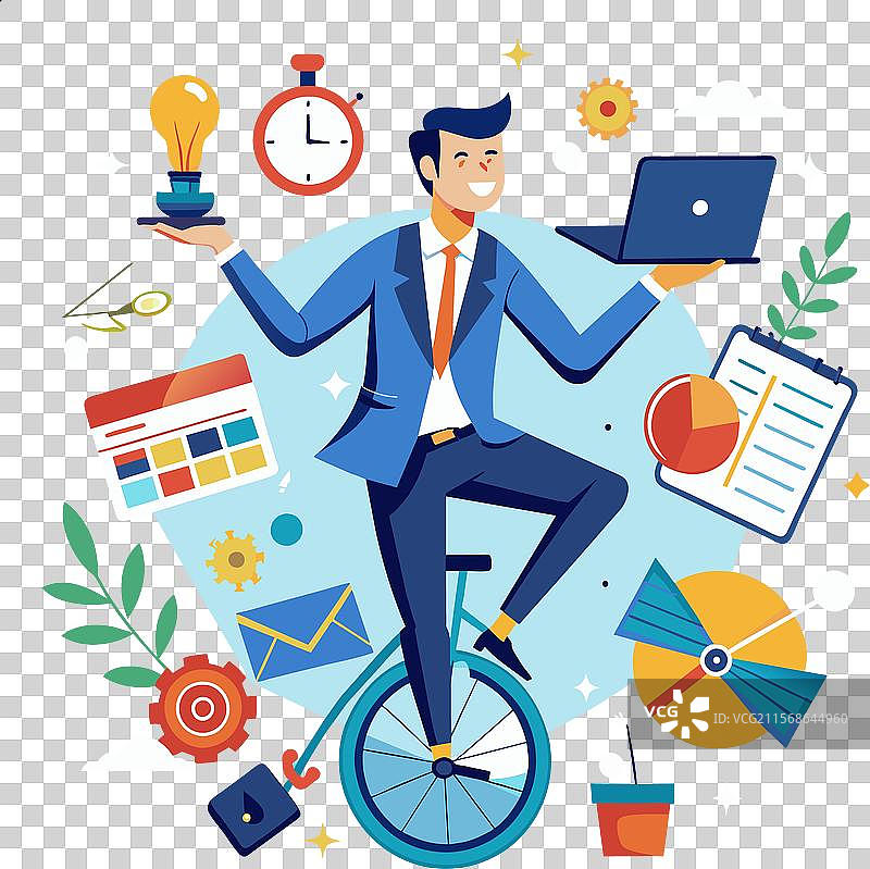 高效的项目管理与生产力大师图片素材