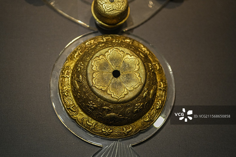 辽代 马胸饰 驸马赠卫国王墓出土 内蒙古博物院图片素材