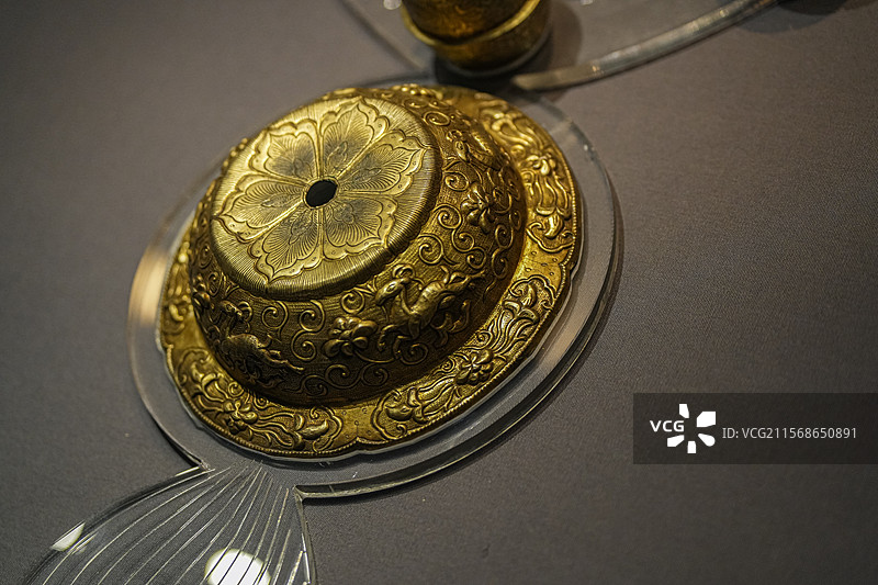 辽代 马胸饰 驸马赠卫国王墓出土 内蒙古博物院图片素材