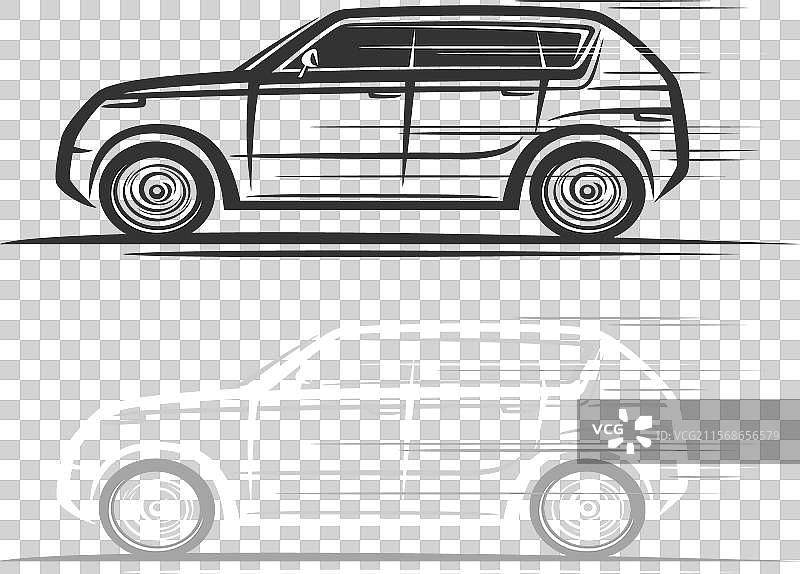 SUV汽车的标志图片素材