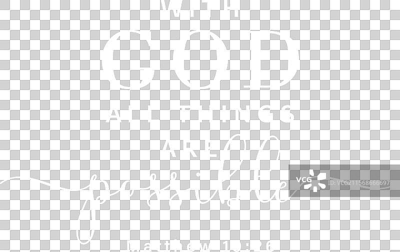 与神同在，万事皆有可能 基督教印刷品图片素材