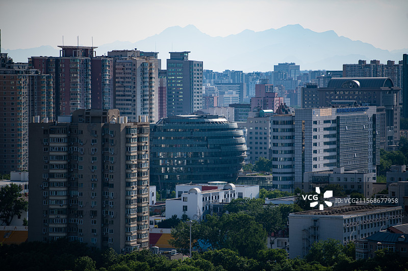北京：宣武门大街全景图片素材