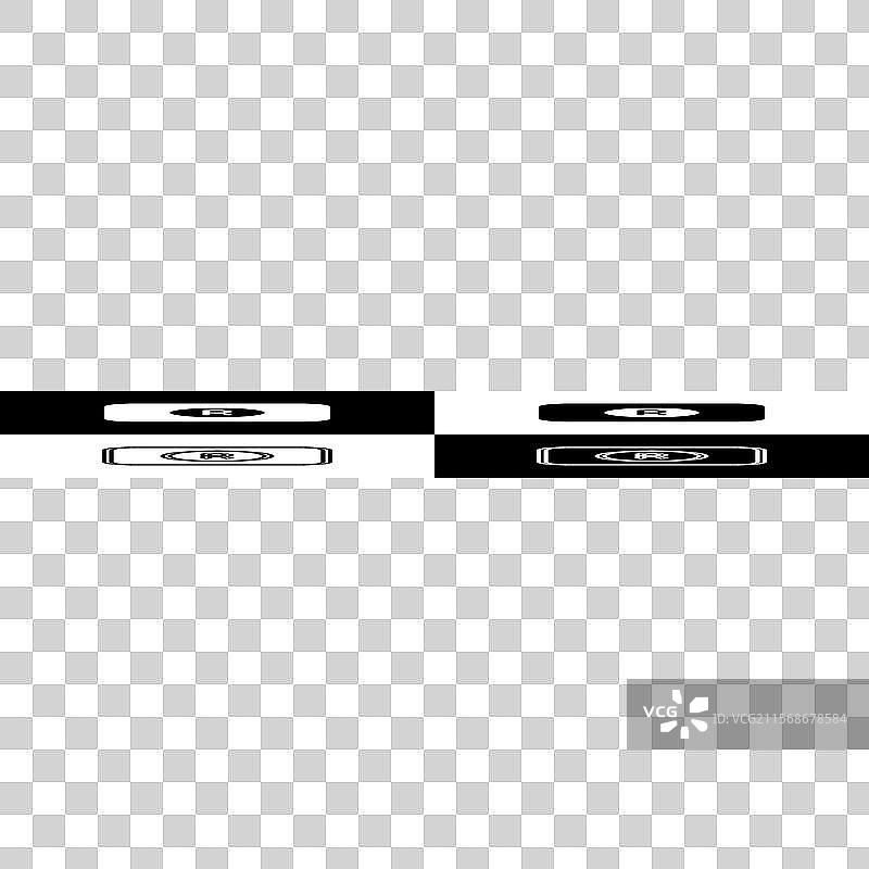录音按钮图标，黑色背景下独立显示图片素材