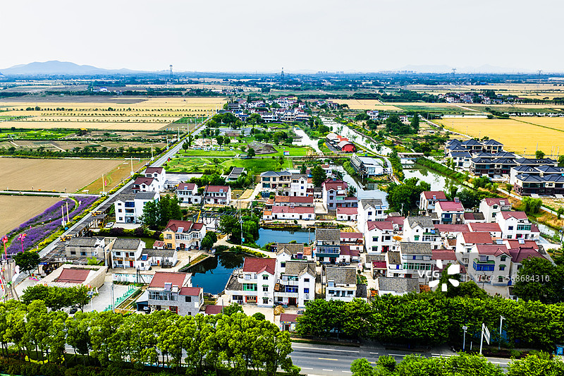 溧阳庆丰村，江苏常州溧阳图片素材
