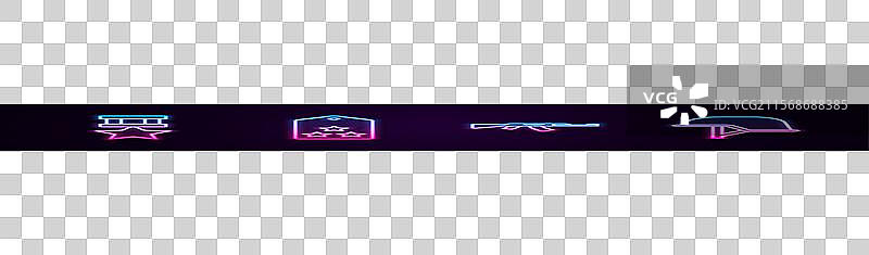 军队奖励勋章等级冲锋枪图片素材