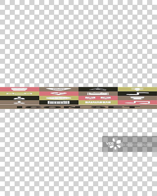 设置音乐音符、音调、鼓、三角形的位置图片素材