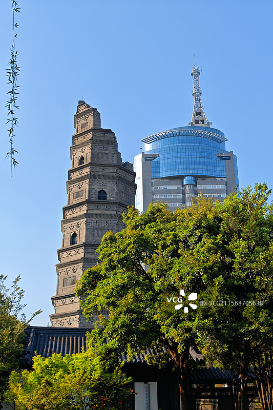 无锡江阴兴国寺塔图片素材