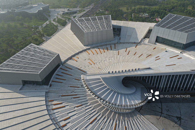 2025即将建设完成的上海大歌剧院图片素材