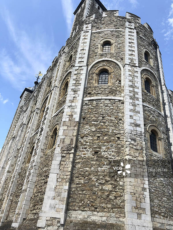 英国温莎城堡建筑植物天空树图片素材