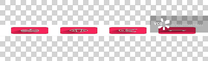 设置直线水上摩托降落伞越野摩托车图片素材