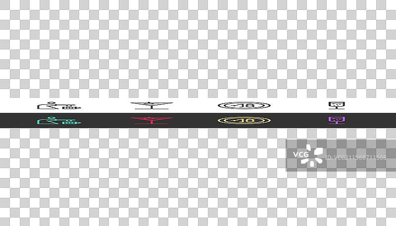 啤酒龙头与马提尼酒杯的酒水设置18图片素材