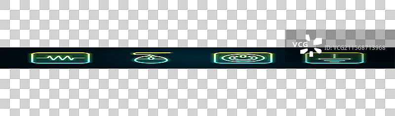 在电子电路计算机中设置线路电阻器图片素材