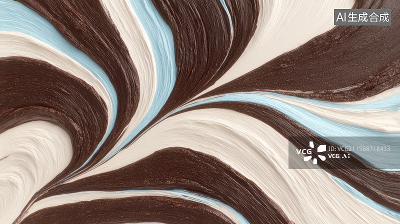 【AI数字艺术】摩卡慕斯年度色奶油冰淇淋抽象背景图片素材