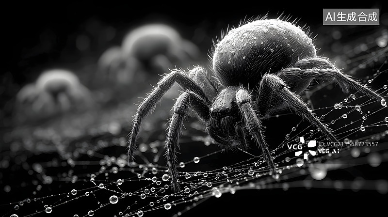 【AI数字艺术】蜘蛛图片素材