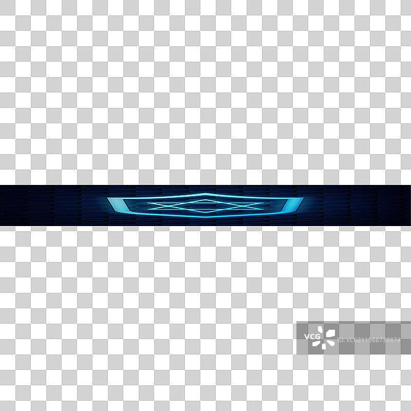 发光的霓虹盾牌与大卫星图标图片素材